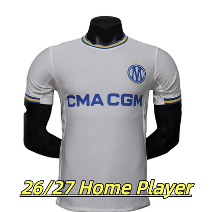 26 27 Maillot Marseille 2027 OM Monumentale Soccer Jerseys GREENWOOD RULLI BALER - SitterJersey.com