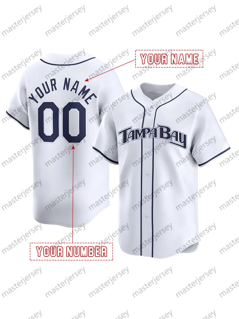 Men/Women/Youth Baseball Jerseys McClanahan Franco Lowe Boggs Arozarena Caballer - SitterJersey.com