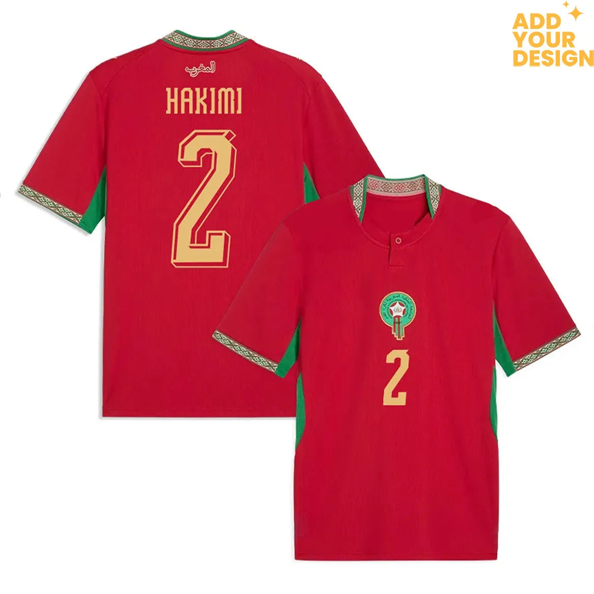 Morocco Jersey World Cup 2026 Ismael Saibari NO 11 Shirt Moroccans National Team - SitterJersey.com