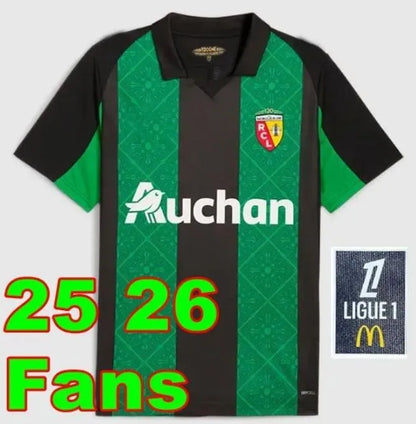 25 26 27 Home Away Maillot RC Lens Soccer Jerseys THIRD Saint-Barbe Special KAKU - SitterJersey.com