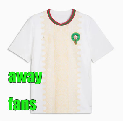 2026 Morocco soccer jerseys 26/27 home Maillot foot ZIYECH BELHANDA Camiseta de  - SitterJersey.com