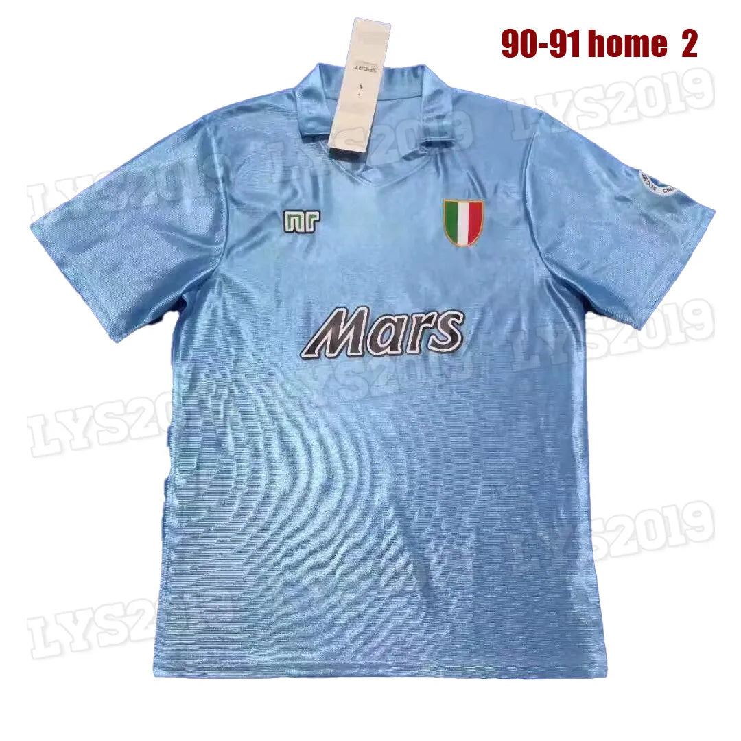 1987 1988 Retro Soccer Jerseys 87 88 Coppa Italia SSC Naples Maradona 10 Vintage - SitterJersey.com