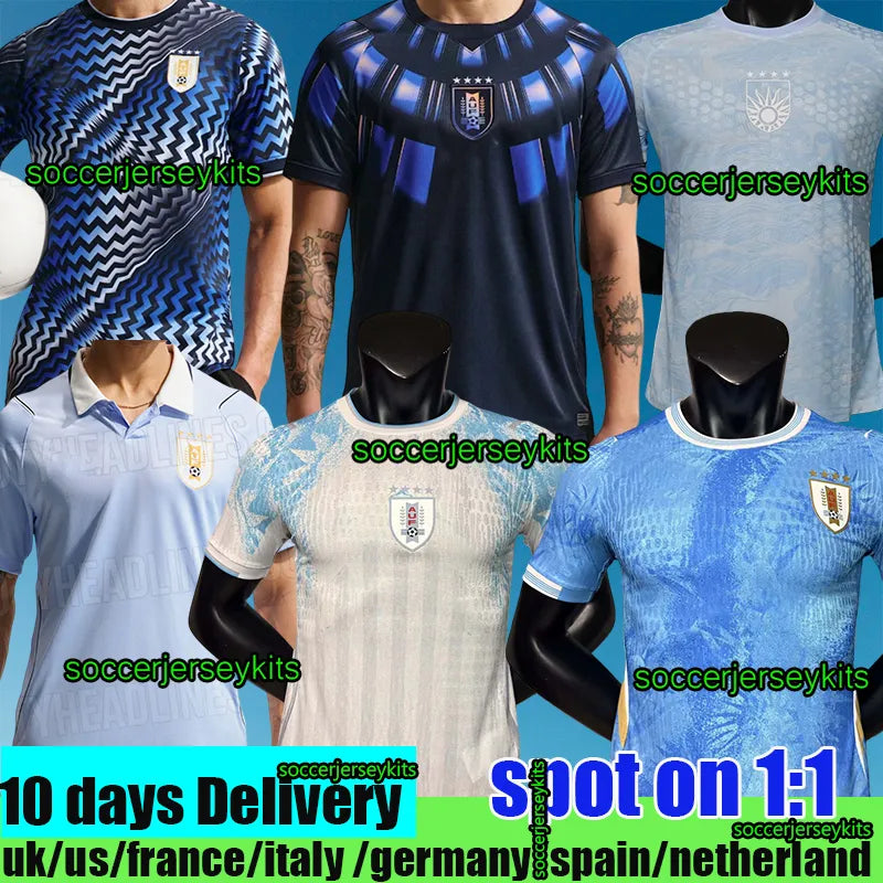 Uruguay jersey 2026 world cup football shirts player long sleeve 2025 national t - SitterJersey.com