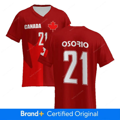 Canada Jersey Alphonso Davies NO 19 World Cup 2026 Canadian National Team Sports - SitterJersey.com