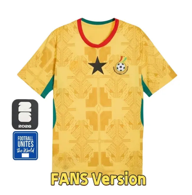 ghana jersey 2026 worldcup J.AYEW A.AYEW KUDUS SEMENYO WILLIAMS soccer jersey PA - SitterJersey.com