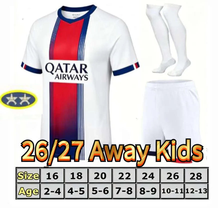 Psges Jersey 25 26 27 Ousmane Dembele Kvaratskhelia Maillot De Football Shirt To - SitterJersey.com