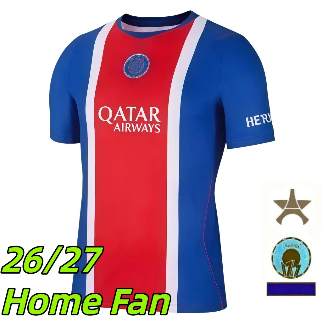 Psges jersey 26 27 maillot psges O.DEMBELE KVARATSKHELIA EMERY RAMOS HAKIMI N.ME - SitterJersey.com
