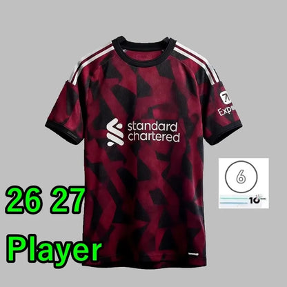 liverpool 26 27 Mohamed Salah ISAK wirtz Ekitike SZOBOSZLAI football jersey MAC  - SitterJersey.com
