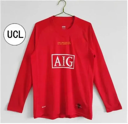 Retro jersey Manchest Soccer Jerseys Long Sleeved Ronaldo Rooney Giggs Nani 2006 - SitterJersey.com