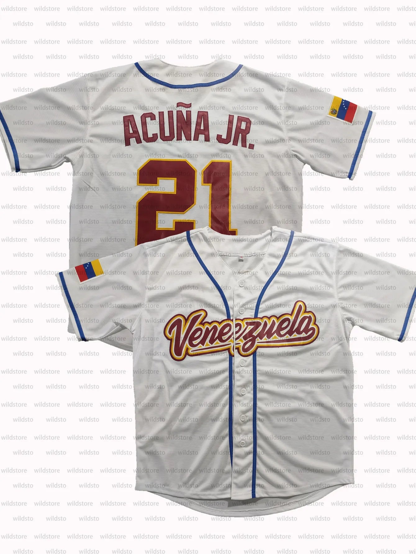 Custom Baseball Jerseys AARON ALBIES ACUNA JR. Men/Women/Youth Jersey Sweatshirt - SitterJersey.com