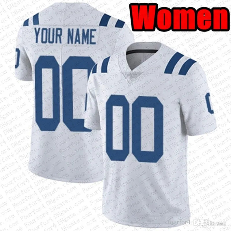Tyler Warren Daniel Jones Football Jersey Jonathan Taylor Ahmad Sauce Gardner Ri - SitterJersey.com