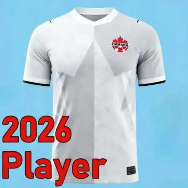 canada soccer jersey 2026 World Cup J.DAVID DAVIES LARIN 26 27 CAVALLINI MILLAR  - SitterJersey.com