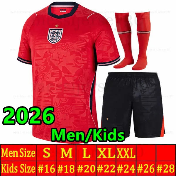 England Football Kit 2026 England 2026 World Cup Soccer Jersey Bellingham Palmer Eze Maguire EnglandS 26 27 Football Kits Football Shirt Rashford Kane Saka Rice Foden Women Men Kids Kits - SitterJersey.com
