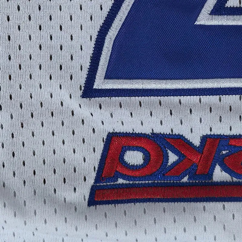 Men's Breathable #7 V-Neck Embroidered Basketball Jersey , Stretchy Polyester Ta - SitterJersey.com