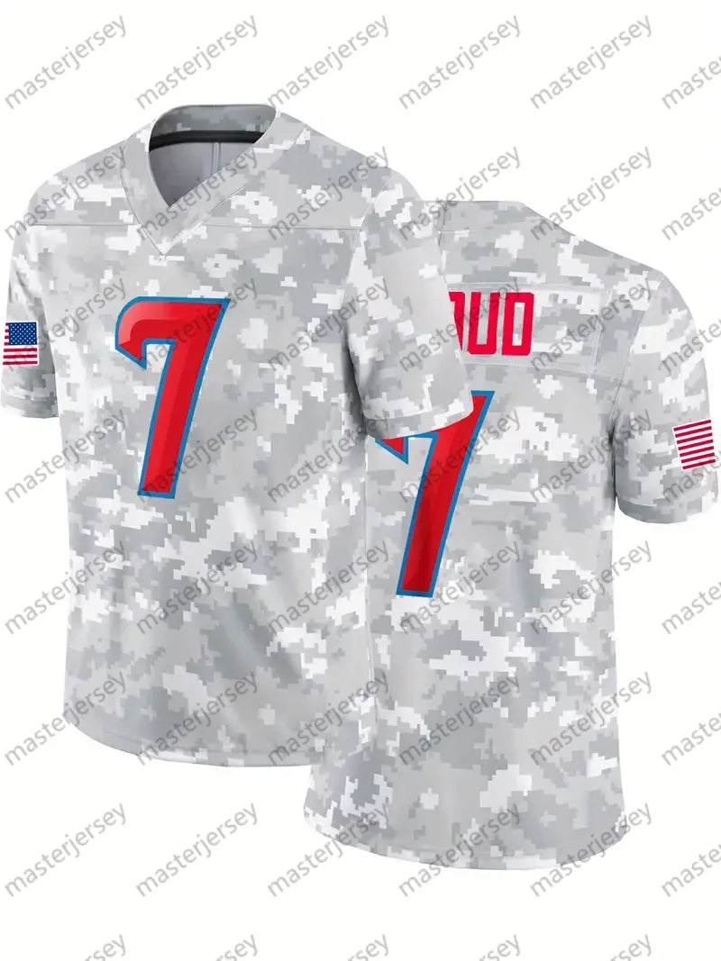 2024 Camo Salute To Service Pullover Football Jersey individuation Custom Any Na - SitterJersey.com