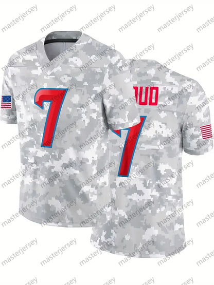 2024 Camo Salute To Service Pullover Football Jersey individuation Custom Any Na - SitterJersey.com