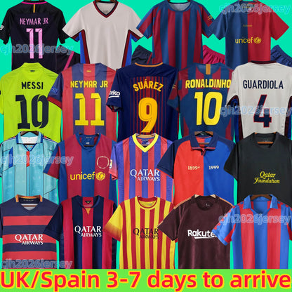 retro Barcelona jersey kids 92 95 98 99 03 04 15 16 17 RONALDINHO RIVALDO maillo - SitterJersey.com