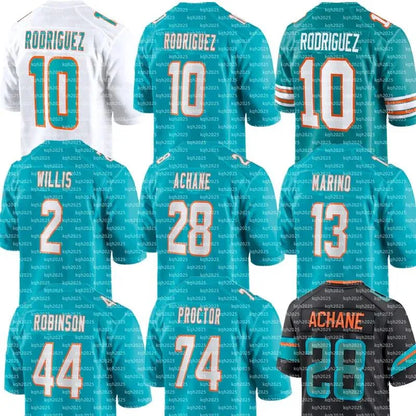 Jacob Rodriguez Chris Johnson De'Von Achane Dan Marino Malik Willis Chop Robinso - SitterJersey.com
