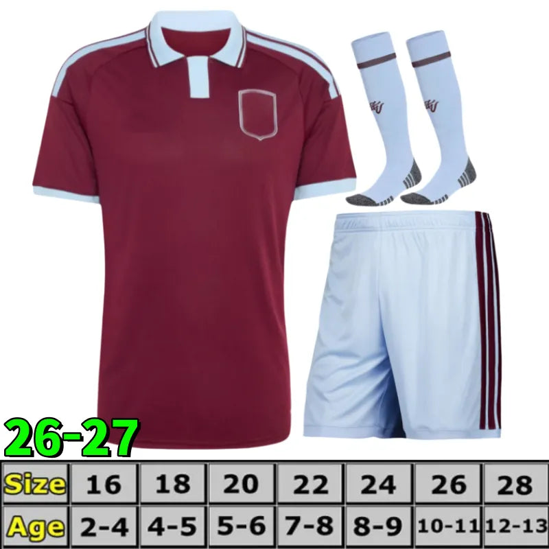 aston villashirt 26 27 final soccer jersey BAILEY MALEN Finalists home away thir - SitterJersey.com