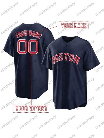 16 DURAN Baseball Jerseys ORTIZ YOSHIDA RAFAEL MASATAKA DEVERS JARREN Custom Men - SitterJersey.com