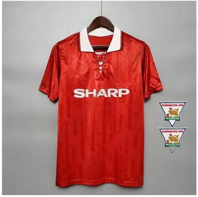 Retro jersey Manchest Soccer Jerseys Long Sleeved Ronaldo Rooney Giggs Nani 2006 - SitterJersey.com