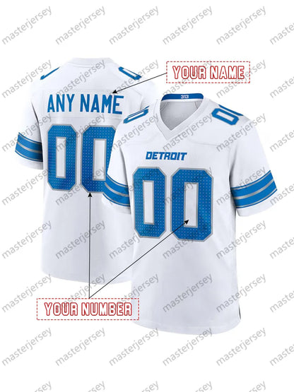26 Gibbs Football Jersey St. Brown Goff Hooker Jackson Montgomery Mens Women You - SitterJersey.com