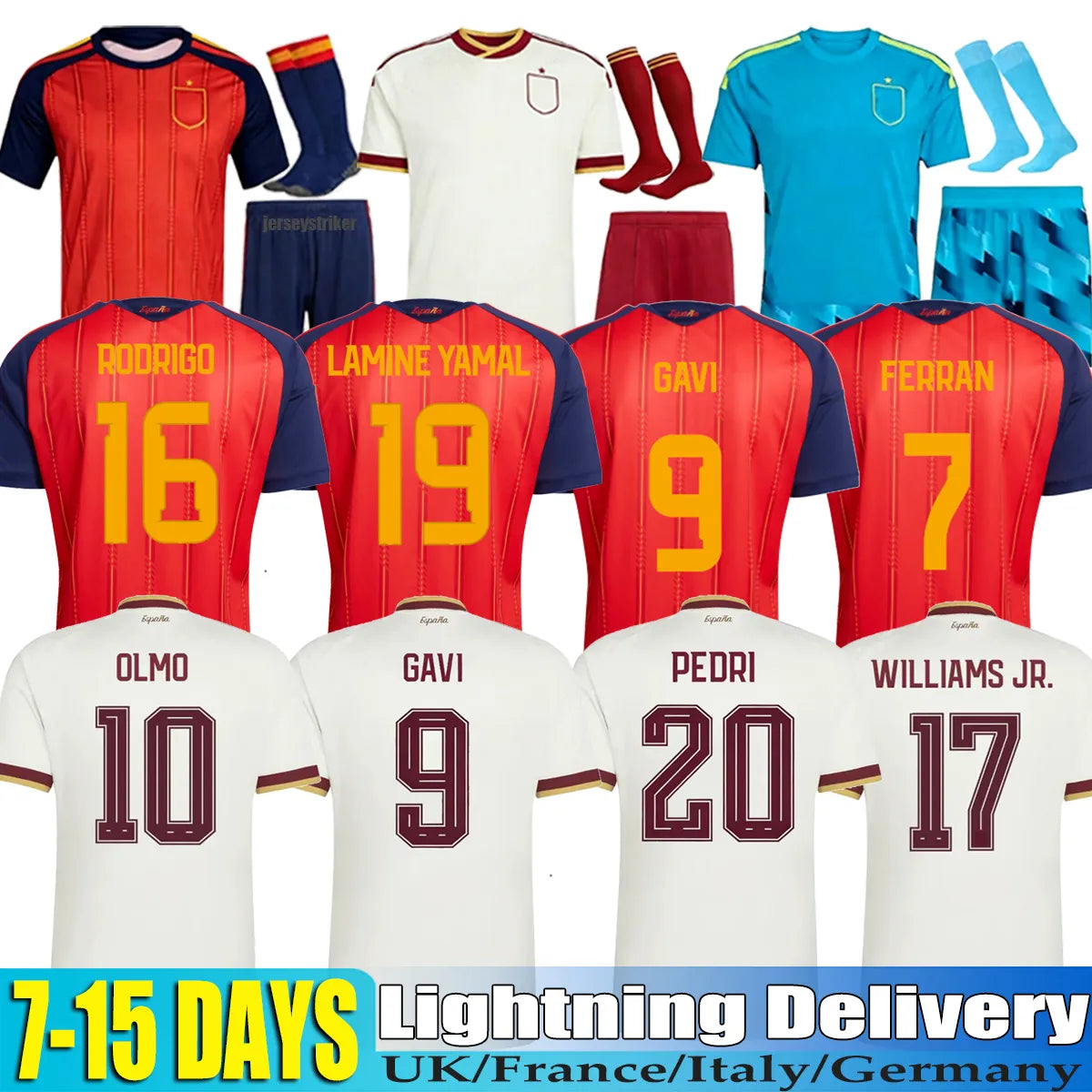 World Cup Spain Soccer Jersey 2026 - SitterJersey.com