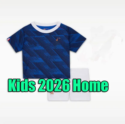 2026 maillot French Soccer Jerseys MBAPPE CHERKI OLISE DOUE Saliba kit Dembele 2 - SitterJersey.com