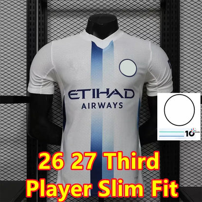 26 27 ManchesterS City Soccer Jerseys 2026 2027 Man City Fans Player Men Kids Ki - SitterJersey.com