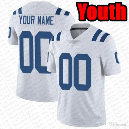 Tyler Warren Daniel Jones Football Jersey Jonathan Taylor Ahmad Sauce Gardner Ri - SitterJersey.com