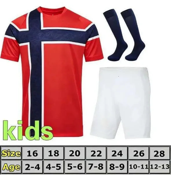 Norways HAALAND 2026 World Cup soccer jerseys SORLOTH NUSA AASGAARD HORN MYHRE D - SitterJersey.com