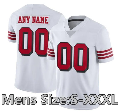 San Franciscocity 49erss Jesrey Mike Evans Christian McCaffrey Brock Purdy Footb - SitterJersey.com