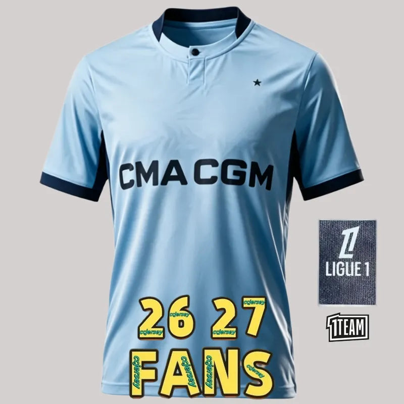 25 26 27 maillot de foot GREENWOOD marseille jersey soccer PAVARD MEDINA PAIxao  - SitterJersey.com