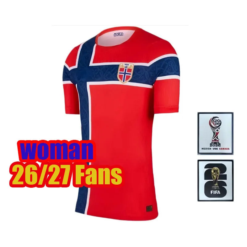 26 27 world cup Norway soccer jersey 2026 2027 HAALAND odegaard Sorloth Berge Me - SitterJersey.com