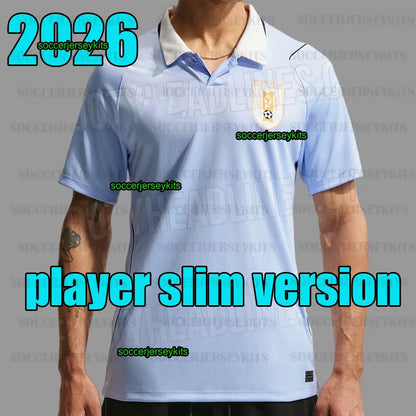 Uruguay jersey 2026 world cup football shirts player long sleeve 2025 national t - SitterJersey.com