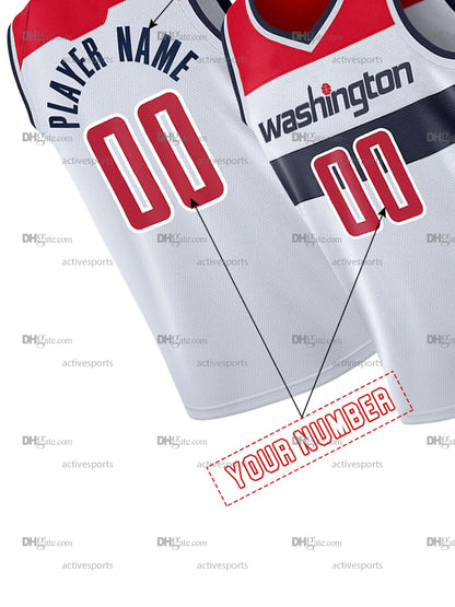 Custom 4 AJ Dybantsa Basketball Jerseys Trae Young Anthony Davis Alex Sarr Bub C - SitterJersey.com