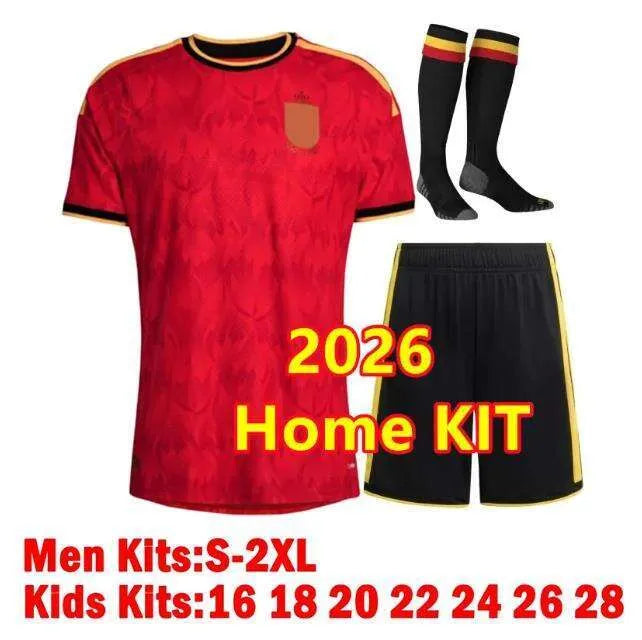 Belgium Jersey 2026 World Cup Soccer Jerseys DE BRUYNE R. LUKAKU E. HAZARD MERTE - SitterJersey.com