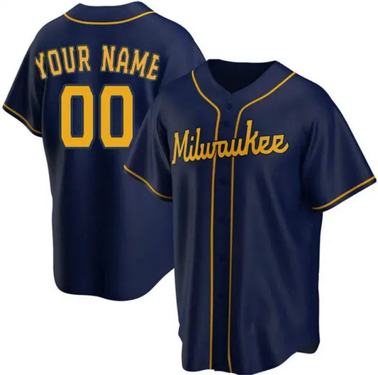 Custom 11 Jackson Chourio Christian 22 Yelich 10 Sal Frelick Jersey Luis Urias C - SitterJersey.com