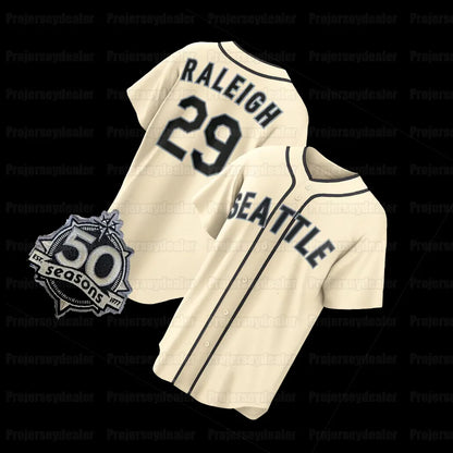 Cal Raleigh Mariners Randy Arozarena 2026 USA 250 Fourth OF July Steelheads Jers - SitterJersey.com