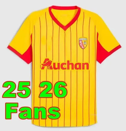 25 26 27 Home Away Maillot RC Lens Soccer Jerseys THIRD Saint-Barbe Special KAKU - SitterJersey.com