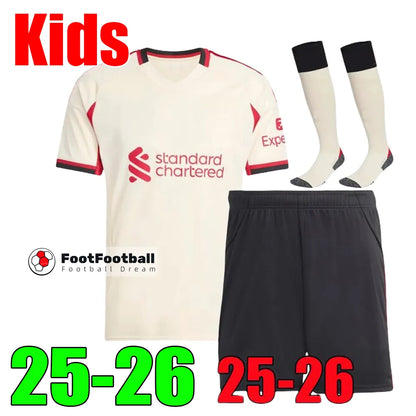 2026 ISAK EKITIKE WIRTZ DIOGO J. KERKEZ FRIMPONG M.SALAH liverpool 26 27 FC Foot - SitterJersey.com