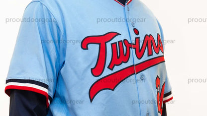 Correa Baseball Jersey Lopez Ryan Lewis Miranda Buxton Kepler Duran Castro Julie - SitterJersey.com