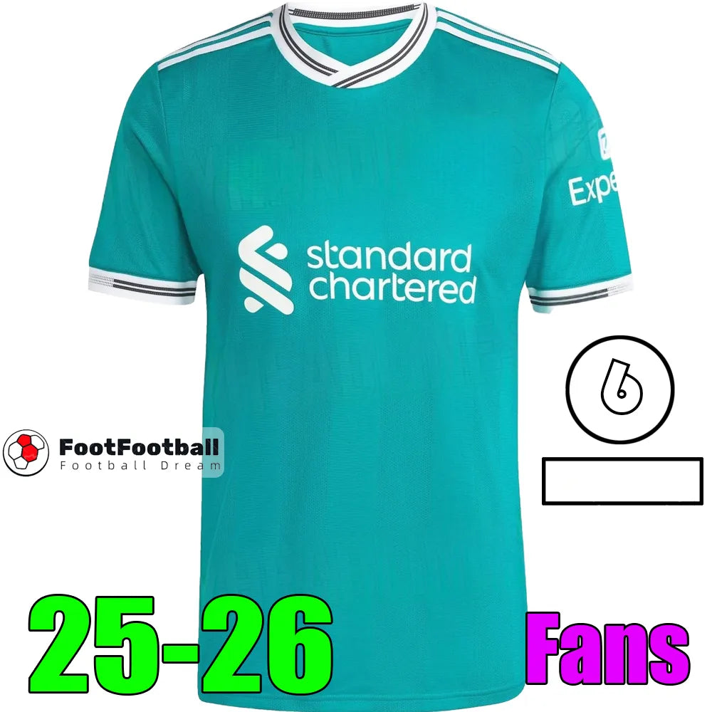 2026 ISAK EKITIKE WIRTZ DIOGO J. KERKEZ FRIMPONG M.SALAH liverpool 26 27 FC Foot - SitterJersey.com