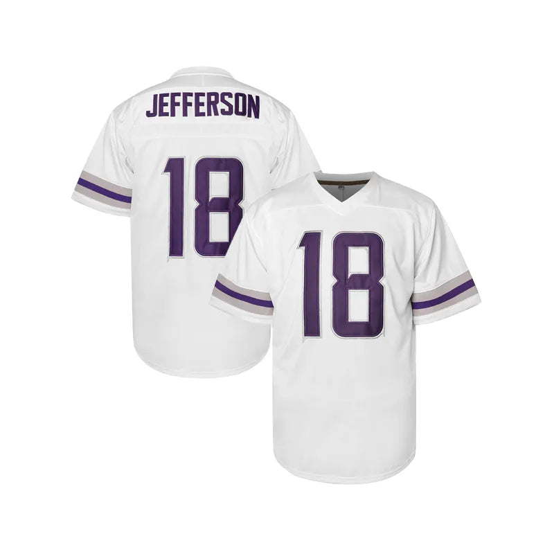 18 Men Comfy V-Neck Football Jerseys Mesh Embroidery For Training And Competitio - SitterJersey.com