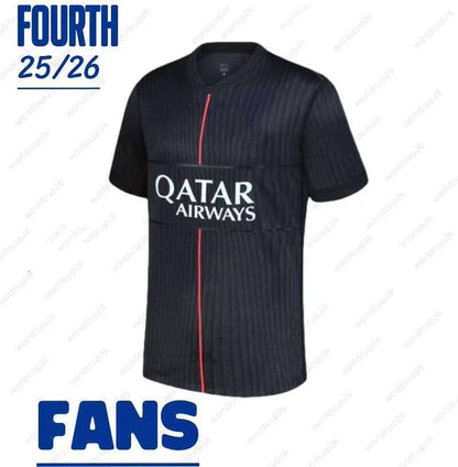 25/26 Season 1:1 Soccer Football Jersey Outdoor Sports Shirt Dembele Doue Kvarat - SitterJersey.com