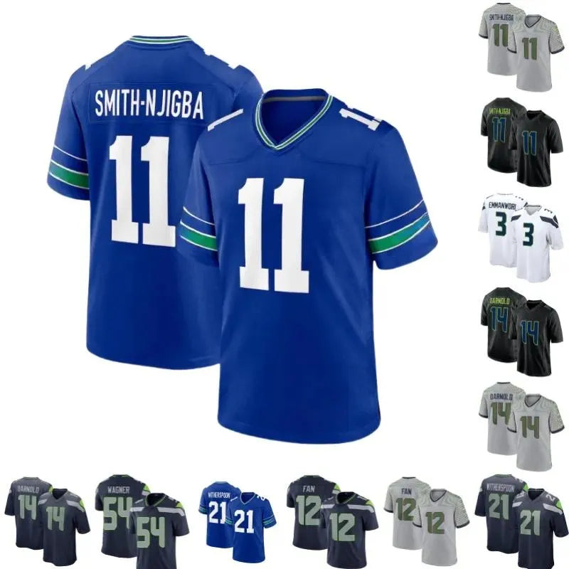Youth/Kids #9 BOUCHER Orange Loose Breathable American Football Jerseys Embroide - SitterJersey.com