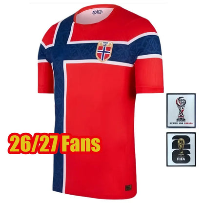 26 27 world cup Norway soccer jersey 2026 2027 HAALAND odegaard Sorloth Berge Me - SitterJersey.com