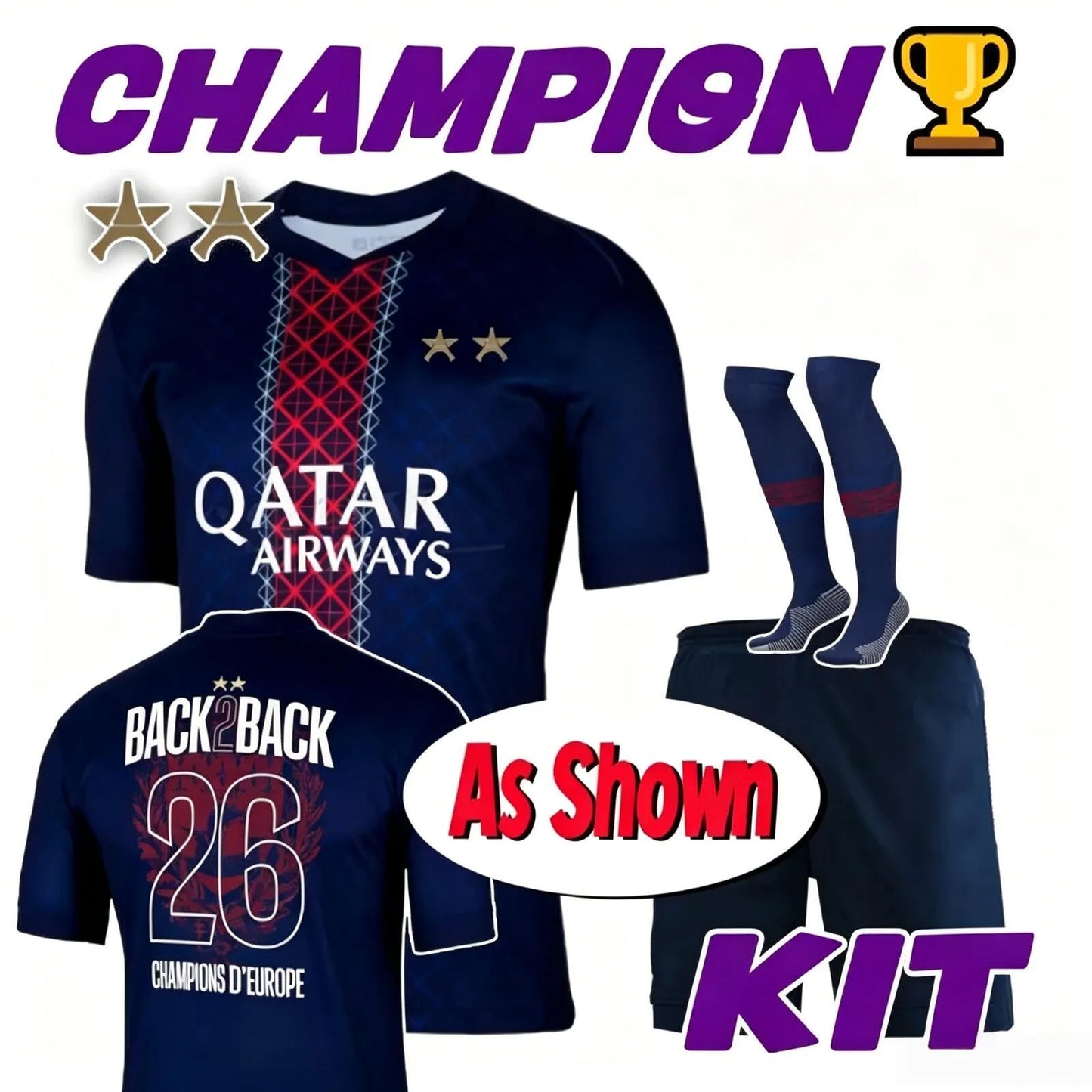 Psges jersey Soccer Jerseys DEMBELE HAKIMI 25 26 27 enfants 2026 football shirts - SitterJersey.com