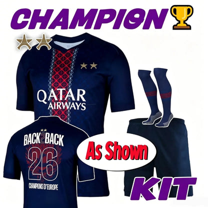 Psges jersey Soccer Jerseys DEMBELE HAKIMI 25 26 27 enfants 2026 football shirts - SitterJersey.com