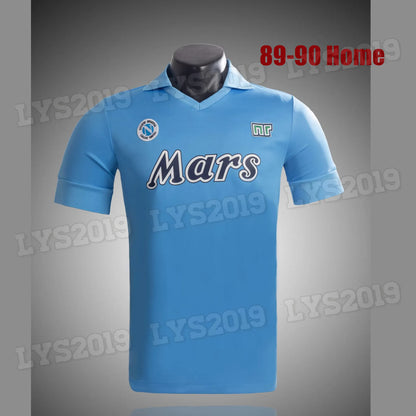 1987 1988 Retro Soccer Jerseys 87 88 Coppa Italia SSC Naples Maradona 10 Vintage - SitterJersey.com